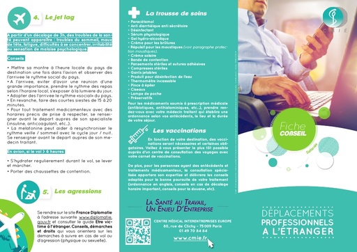 SALARIES : vos déplacements professionnels à l'étranger